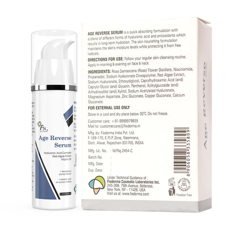 Fixderma Skincare Skin Aging Serum For Dry And Dehydrated Skin